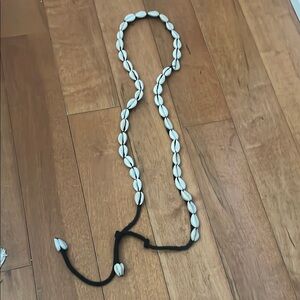 Shell Belt with Black Cord